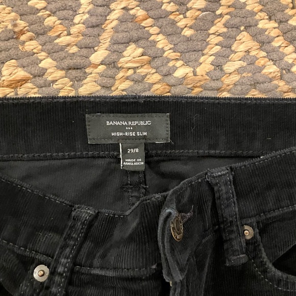 Banana Republic Hi Rise Slim Corduroy Pants 8/29 - Picture 3 of 5